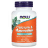 NOW Foods Calcium & Magnesium 100 Tablets 733739012708