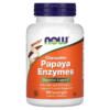 NOW Foods Chewable Papaya Enzymes 180 Lozenges 2 NOW Foods Chewable Papaya Enzymes 180 Lozenges 733739029706