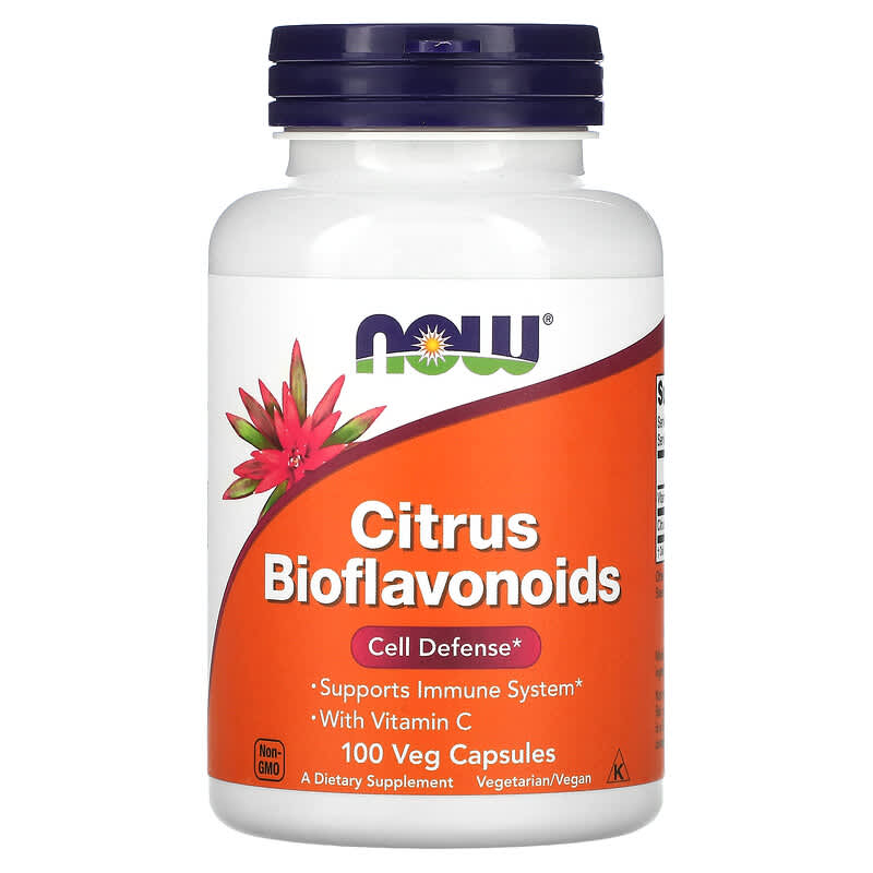 NOW Foods Citrus Bioflavonoids 100 Veg Capsules 1 NOW Foods Citrus Bioflavonoids 100 Veg Capsules 733739006103
