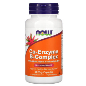 NOW Foods Co-Enzyme B-Complex 60 Veg Capsules 733739004062
