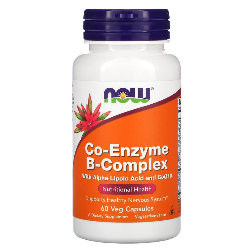 Now Foods Co-Enzyme B-Complex 60 Veg viên 1 NOW Foods Co-Enzyme B-Complex 60 Veg Capsules 733739004062