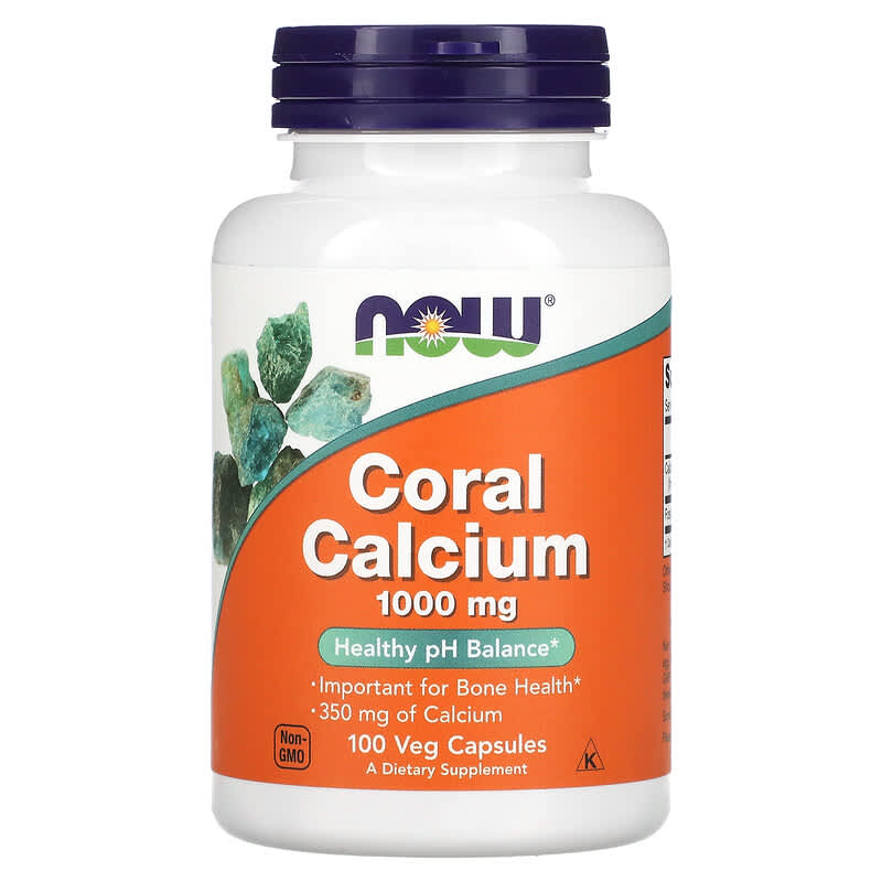 NOW Foods Coral Calcium 1.000 mg 100 Veg Capsules 1 NOW Foods Coral Calcium 1.000 mg 100 Veg Capsules 733739012739