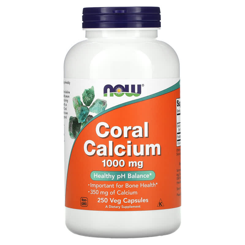 Now Foods Coral Calcium 1,000 mg 250 Veg viên 1 NOW Foods Coral Calcium 1.000 mg 250 Veg Capsules 733739012791