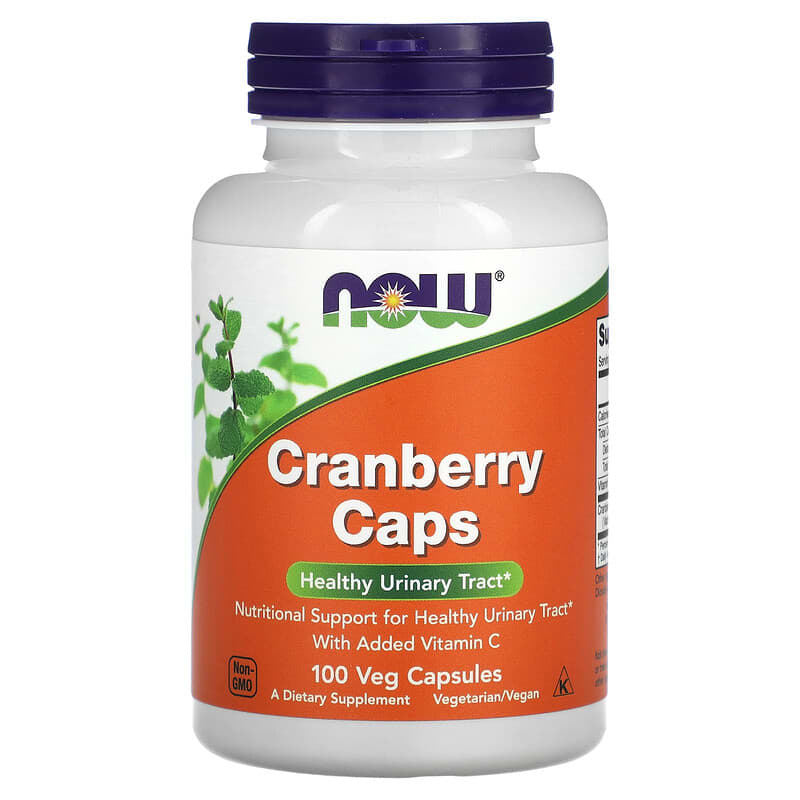 Now Foods Cranberry Caps 100 Veg viên 1 NOW Foods Cranberry Caps 100 Veg Capsules 733739032300