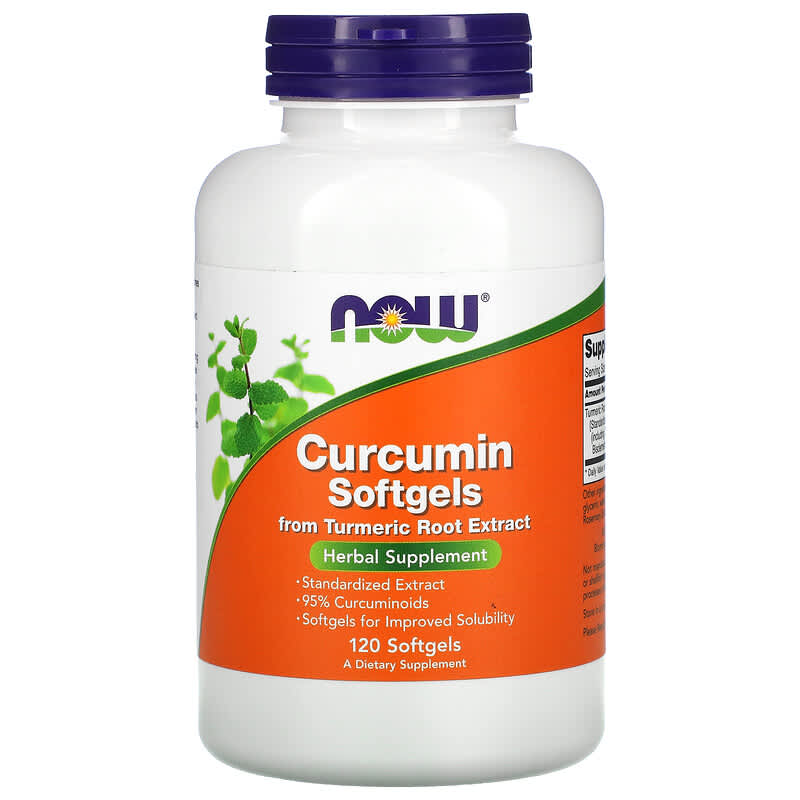 NOW Foods Curcumin Softgels 120 Softgels 1 NOW Foods Curcumin Softgels 120 Softgels 733739049391