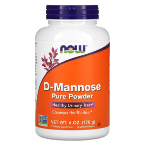 NOW Foods D-Mannose Pure Powder 6 oz (170 g) 733739028099