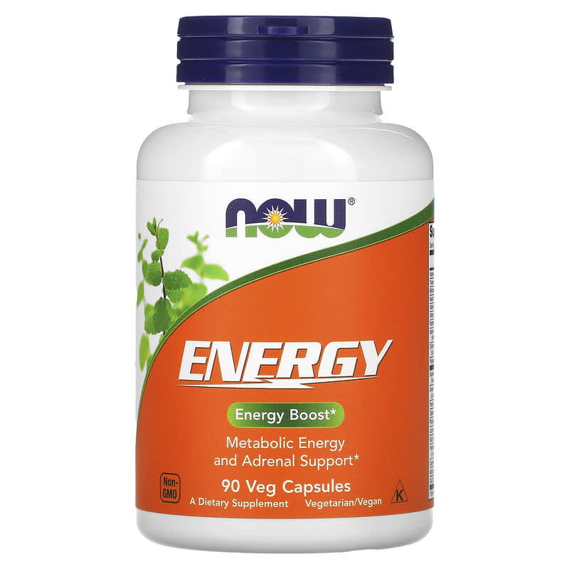 NOW Foods Energy 90 Veg Capsules 1 NOW Foods Energy 90 Veg Capsules 733739033260