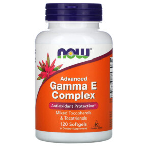 NOW Foods Gamma E Complex Advanced 120 Softgels 733739008114