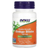NOW Foods Ginkgo Biloba Double Strength 120 mg 50 Veg Capsules 733739046826