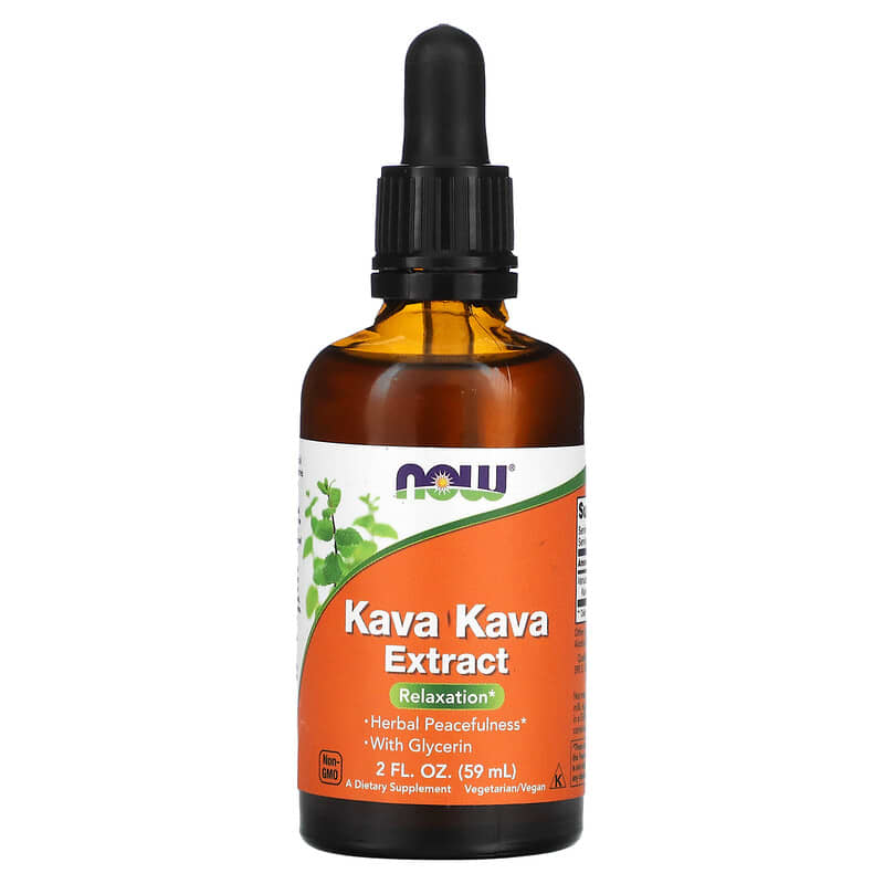 NOW Foods Kava Kava Extract Liquid 2 fl oz (59 ml) 1 NOW Foods Kava Kava Extract Liquid 2 fl oz (59 ml) 733739048936