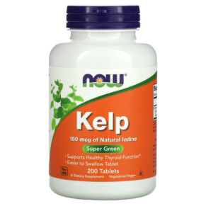 NOW Foods Kelp 150 mcg 200 Tablets 733739026804