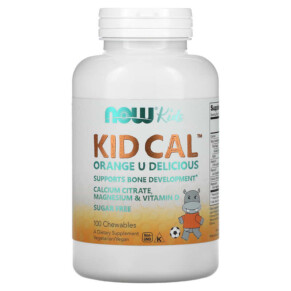 NOW Foods Kid Cal 100 Chewables 733739012333