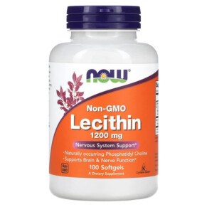 NOW Foods Lecithin 1.200 mg 100 Softgels 733739022103