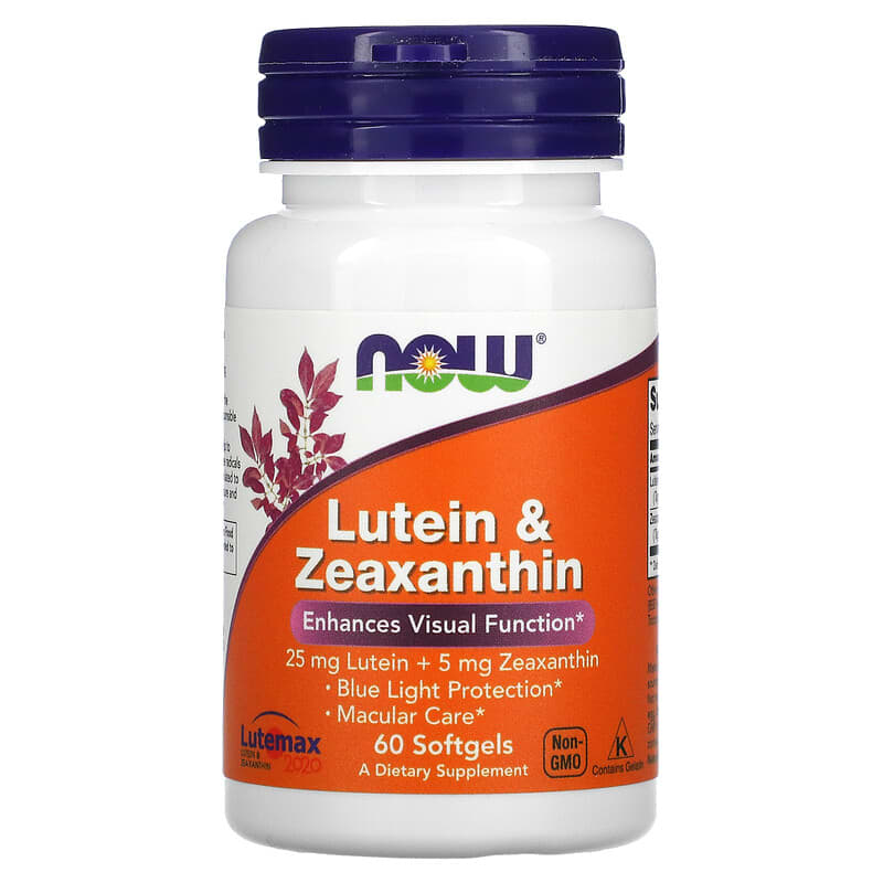 NOW Foods Lutein & Zeaxanthin 60 Softgels 1 NOW Foods Lutein & Zeaxanthin 60 Softgels 733739030641