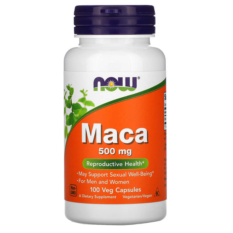 NOW Foods Maca 500 mg 100 Veg Capsules 1 NOW Foods Maca 500 mg 100 Veg Capsules 733739047212