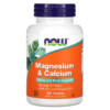 Now Foods Magnesium & Calcium 100 viên 3 NOW Foods Magnesium & Calcium 100 Tablets 733739012777