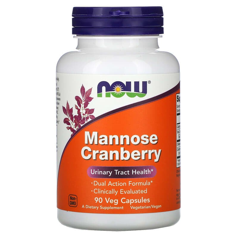 NOW Foods Mannose Cranberry 90 Veg Capsules 1 NOW Foods Mannose Cranberry 90 Veg Capsules 733739028143