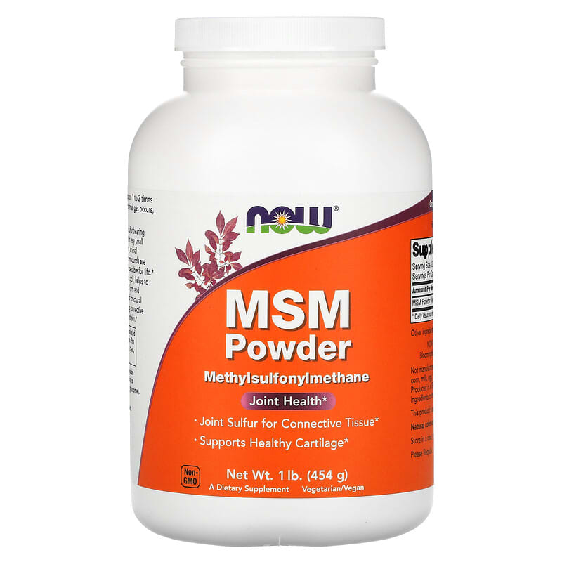 NOW Foods MSM Powder 1 lb (454 g) 1 NOW Foods MSM Powder 1 lb (454 g) 733739021267