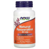 NOW Foods Natural Resveratrol 50 mg 60 Veg Capsules 733739033390