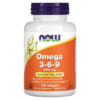 NOW Foods Omega 3-6-9 1.000 mg 100 Softgel 3 NOW Foods Omega 3-6-9 1.000 mg 100 Softgel 733739018359
