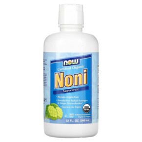 NOW Foods Organic Noni SuperFruit 32 fl oz (946 ml) 733739048141