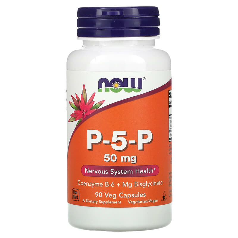 Now Foods P-5-P 50 mg 90 Veg viên 1 NOW Foods P-5-P 50 mg 90 Veg Capsules 733739004611