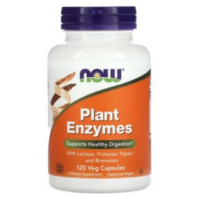 NOW Foods Plant Enzymes 120 Veg Capsules 733739029669