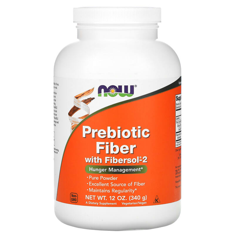 NOW Foods Prebiotic Fiber with Fibersol-2 12 oz (340 g) 1 NOW Foods Prebiotic Fiber with Fibersol-2 12 oz (340 g) 733739059079