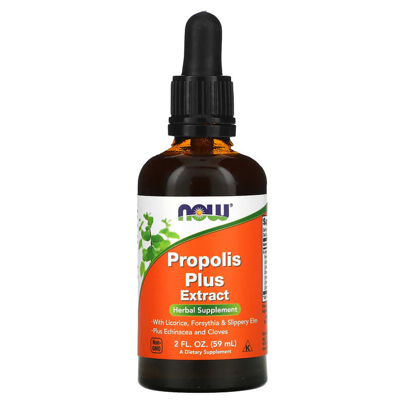 NOW Foods Propolis Plus Extract 2 fl oz (59 ml) 1 NOW Foods Propolis Plus Extract 2 fl oz (59 ml) 733739049209