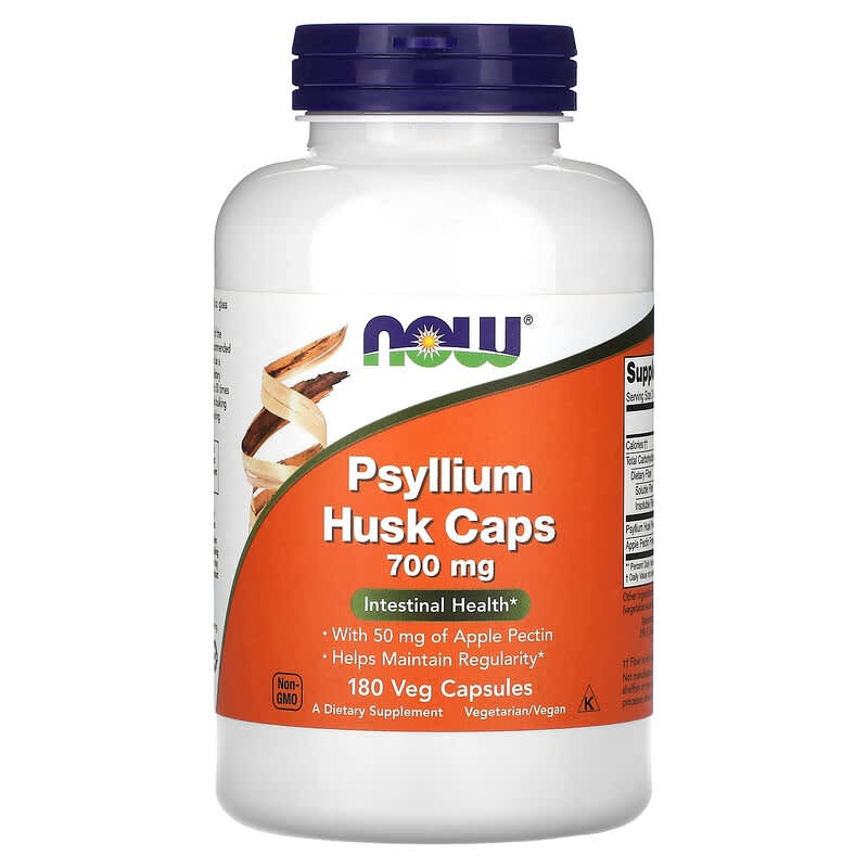 NOW Foods Psyllium Husk Caps 700 mg 180 Veg Capsules 1 NOW Foods Psyllium Husk Caps 700 mg 180 Veg Capsules 733739059734