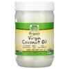 NOW Foods Real Food Organic Virgin Coconut Oil 20 fl oz (591 ml) 733739017260