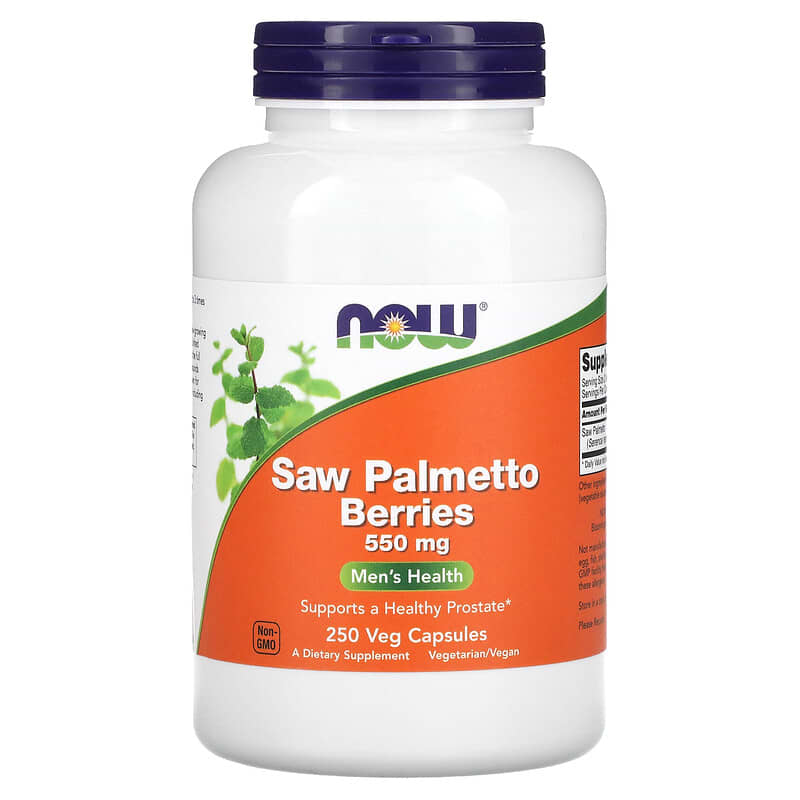 Now Foods Saw Palmetto Berries 550 mg 250 Veg viên 1 NOW Foods Saw Palmetto Berries 550 mg 250 Veg Capsules 733739047489