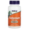 NOW Foods Selenium 200 mcg 90 Veg Capsules 2 NOW Foods Selenium 200 mcg 90 Veg Capsules 733739014856