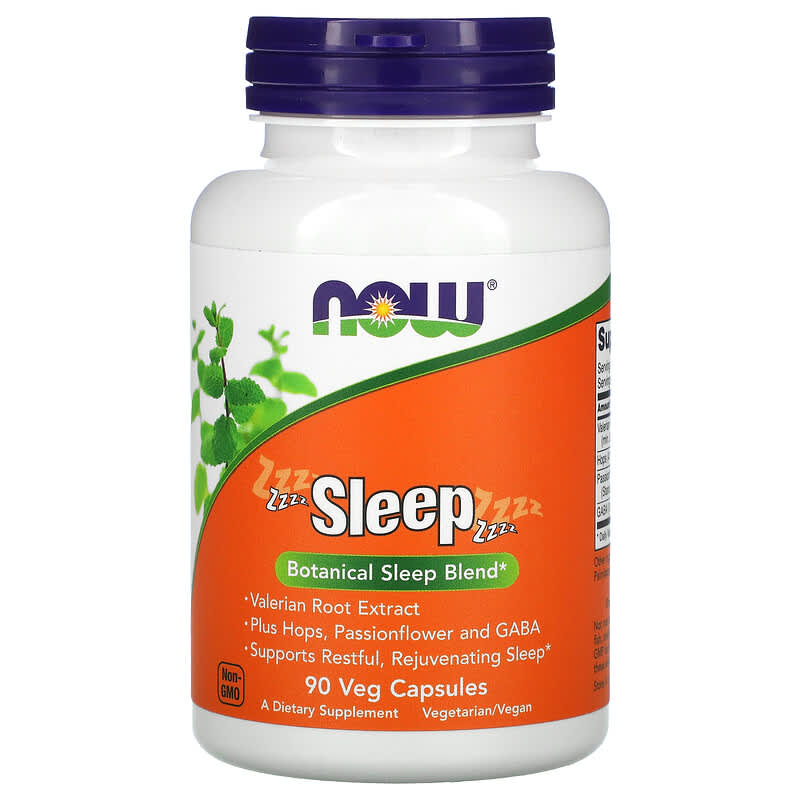 Now Foods Sleep Botanical Sleep Blend 90 Veg viên 1 NOW Foods Sleep Botanical Sleep Blend 90 Veg Capsules 733739047687