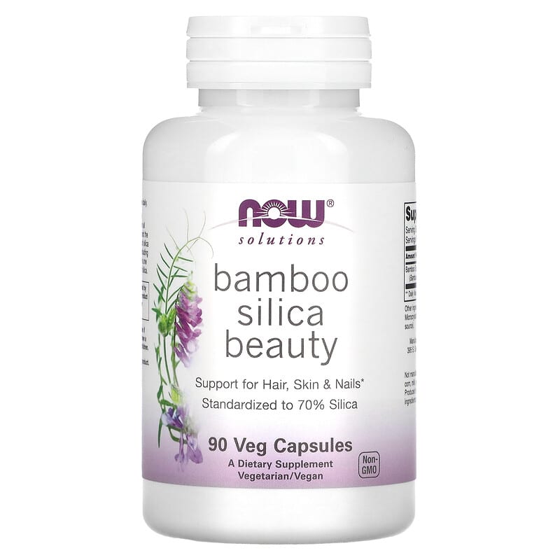 Now Foods Solutions Bamboo Silica Beauty 90 Veg viên 1 NOW Foods Solutions Bamboo Silica Beauty 90 Veg Capsules 733739084040