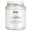 NOW Foods Solutions Magnesium Flakes 100% Pure 54 oz (1531 g) 733739077387