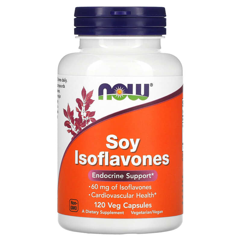 NOW Foods Soy Isoflavones 120 Veg Capsules 1 NOW Foods Soy Isoflavones 120 Veg Capsules 733739032881