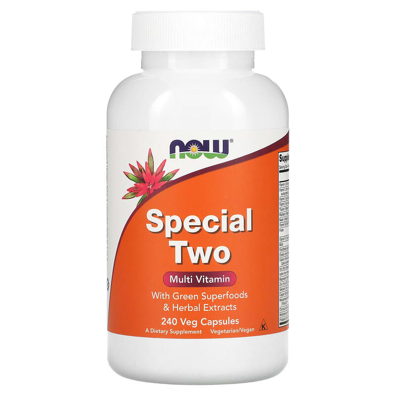Now Foods Special Two Multi Vitamin 240 Veg viên 1 NOW Foods Special Two Multi Vitamin 240 Veg Capsules 733739038692