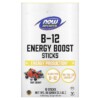 NOW Foods Sports B-12 Energy Boost Sticks Tart Berry 10.000 mcg 12 Sticks 2.1 oz (60 g) 2 NOW Foods Sports B-12 Energy Boost Sticks Tart Berry 10.000 mcg 12 Sticks 2.1 oz (60 g) 733739005038