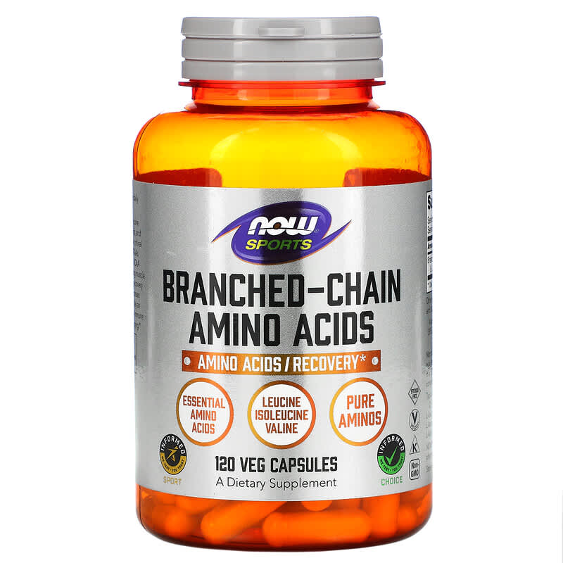 NOW Foods Sports Branched-Chain Amino Acids 120 Veg Capsules 1 NOW Foods Sports Branched-Chain Amino Acids 120 Veg Capsules 733739000538