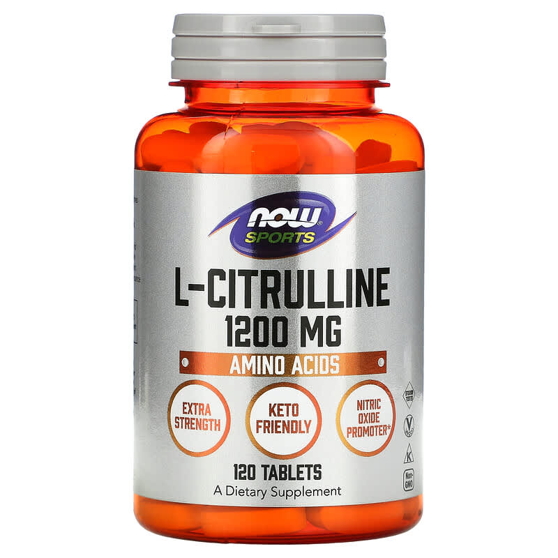 NOW Foods Sports L-Citrulline 1.200 mg 120 Tablets 1 NOW Foods Sports L-Citrulline 1.200 mg 120 Tablets 733739001160
