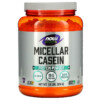 NOW Foods Sports Micellar Casein Protein Powder Unflavored 1.8 lbs (816 g) 733739021229