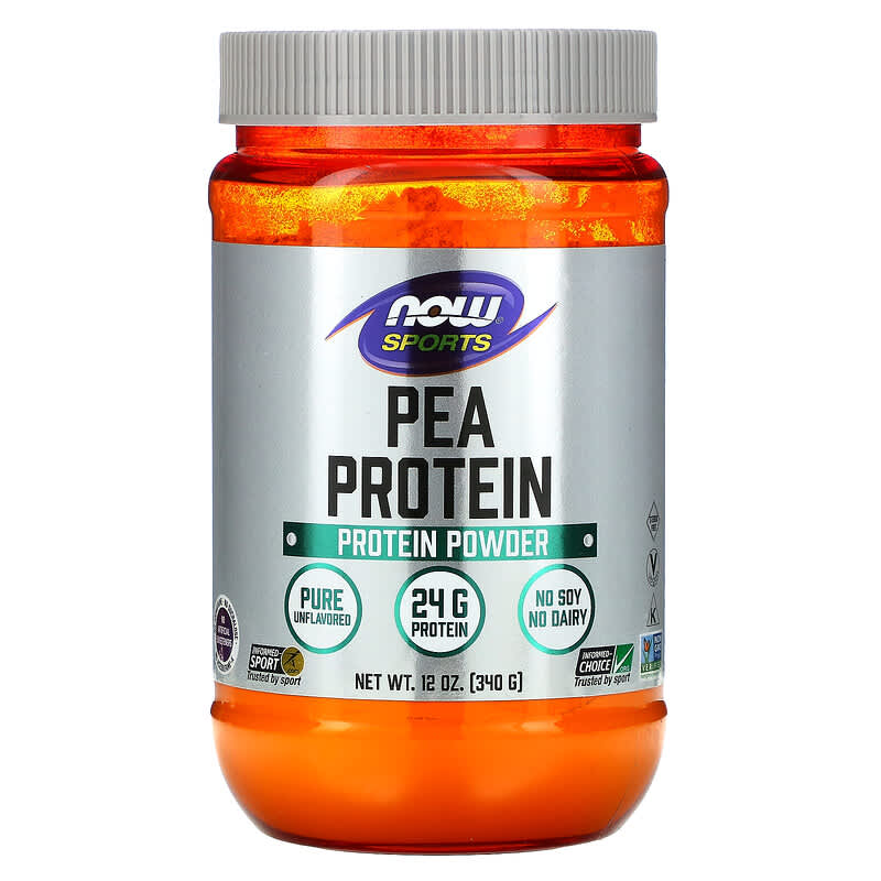 NOW Foods Sports Pea Protein Pure Unflavored 12 oz (340 g) 1 NOW Foods Sports Pea Protein Pure Unflavored 12 oz (340 g) 733739021328