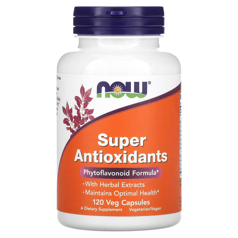 NOW Foods Super Antioxidants 120 Veg Capsules 1 NOW Foods Super Antioxidants 120 Veg Capsules 733739033222