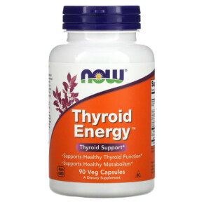 NOW Foods Thyroid Energy 90 Veg Capsules 733739033680