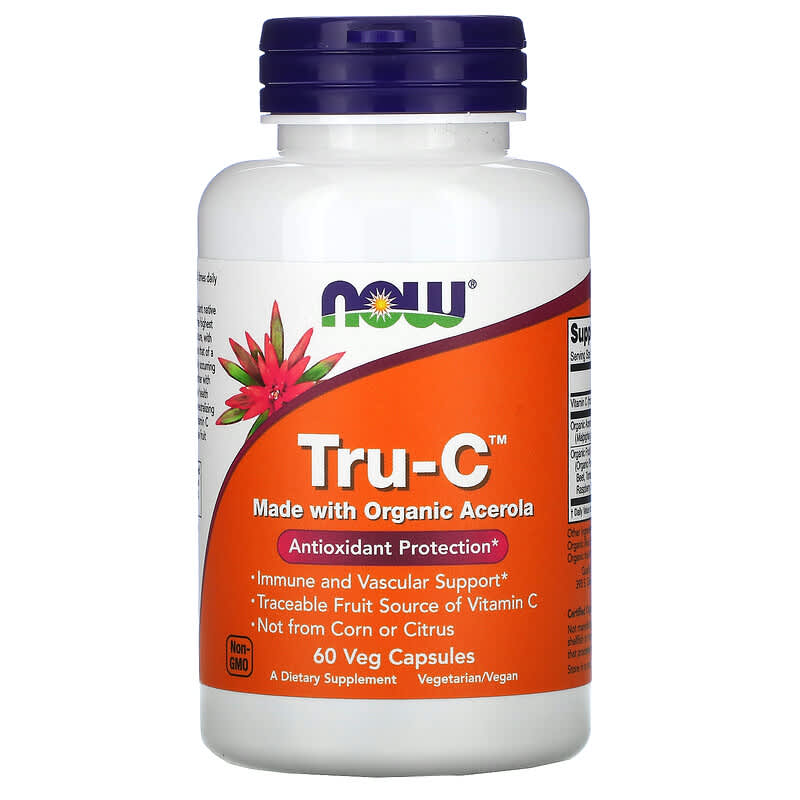 Now Foods Tru-C 60 Veg viên 1 NOW Foods Tru-C 60 Veg Capsules 733739007070