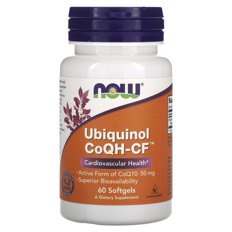 NOW Foods Ubiquinol CoQH-CF 60 Softgels 1 NOW Foods Ubiquinol CoQH-CF 60 Softgels 733739031457