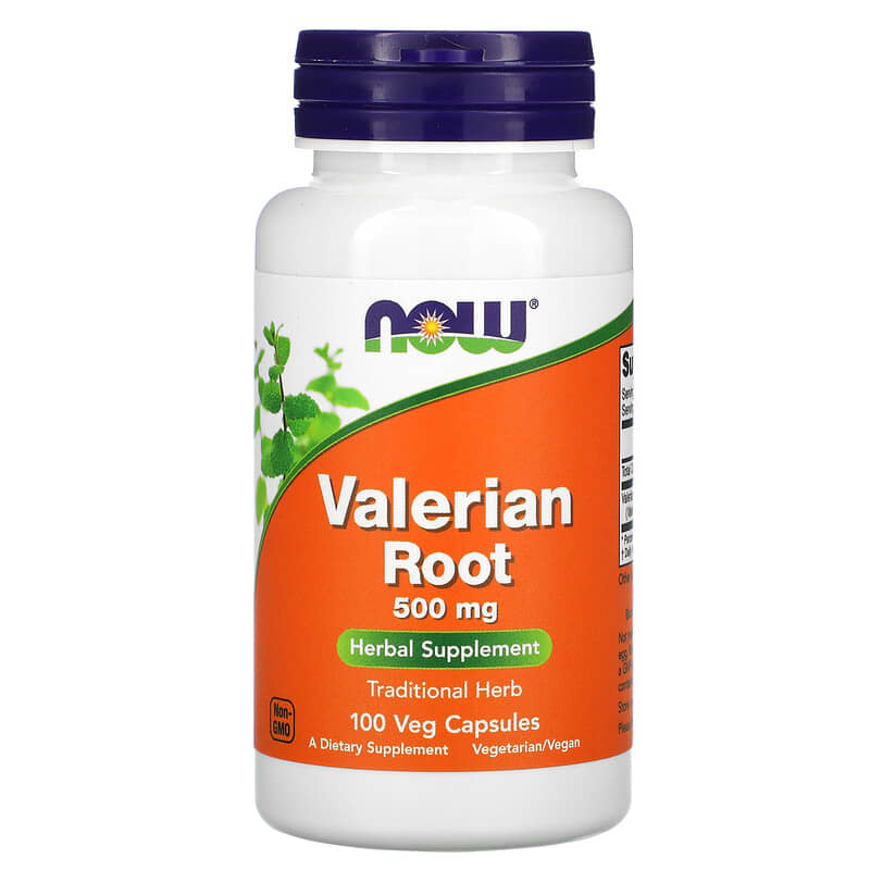 NOW Foods Valerian Root 500 mg 100 Veg Capsules 1 NOW Foods Valerian Root 500 mg 100 Veg Capsules 733739047700