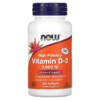 NOW Foods Vitamin D-3 High Potency 1.000 IU 360 Softgels 733739003751