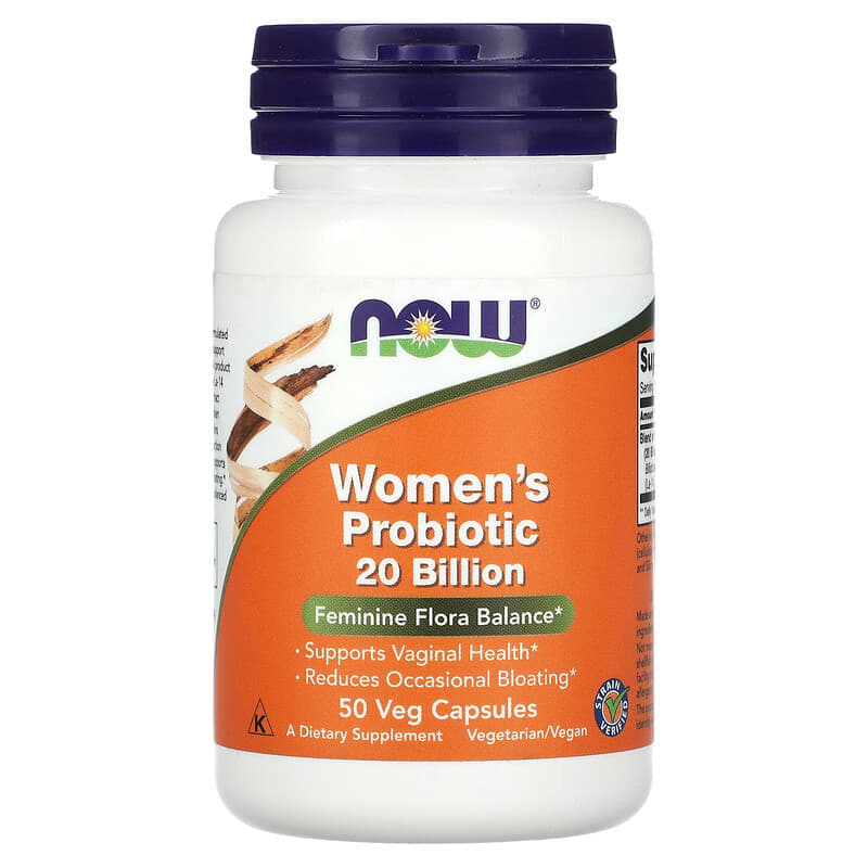 Now Foods Woman's Probiotic 20 Billion 50 Veg viên 1 NOW Foods Woman's Probiotic 20 Billion 50 Veg Capsules 733739029065